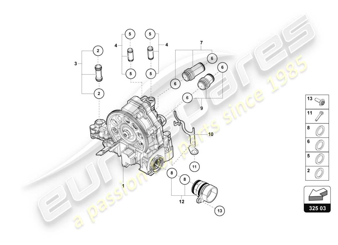 lamborghini lp580-2 spyder (2017) hydraulics control unit part diagram