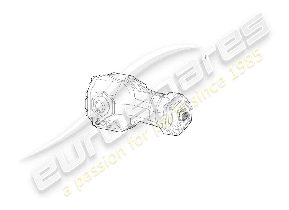 lamborghini murcielago roadster (2006) differential front parts diagram
