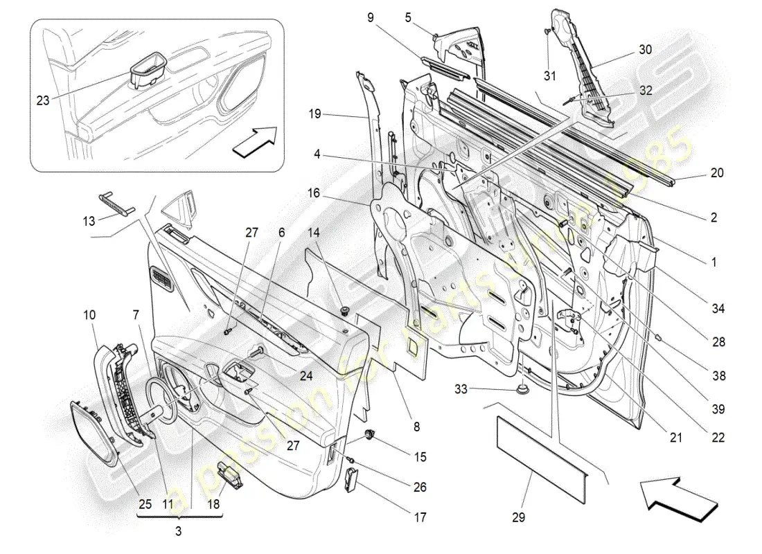 part diagram containing part number cc-815/f