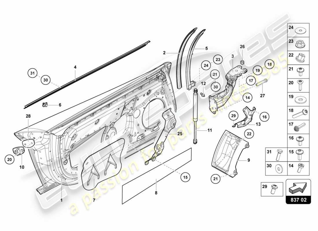 part diagram containing part number 470837703e