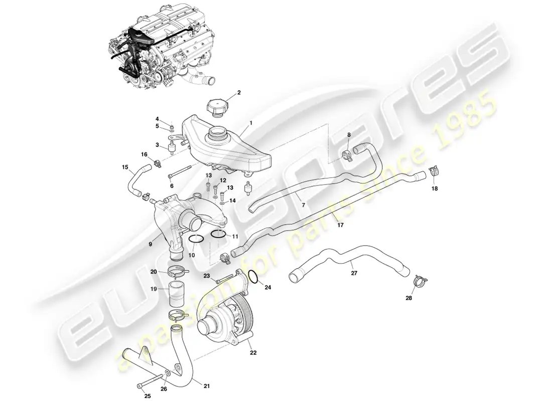 part diagram containing part number ay93-18d536-aa