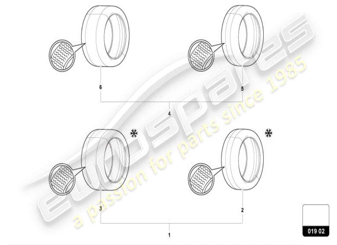 a part diagram from the lamborghini urus (accessories) parts catalogue