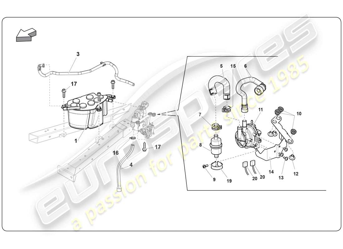 part diagram containing part number 420201153