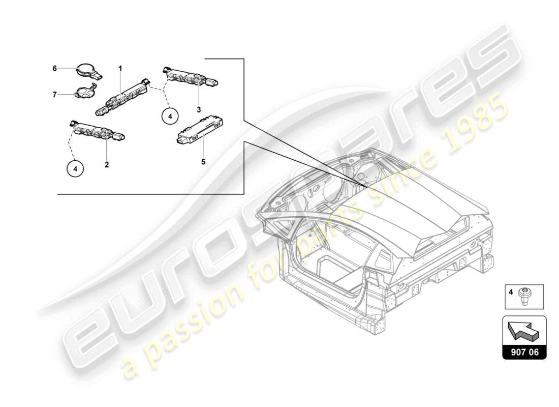 lamborghini lp770-4 svj roadster (2019) aerial part diagram