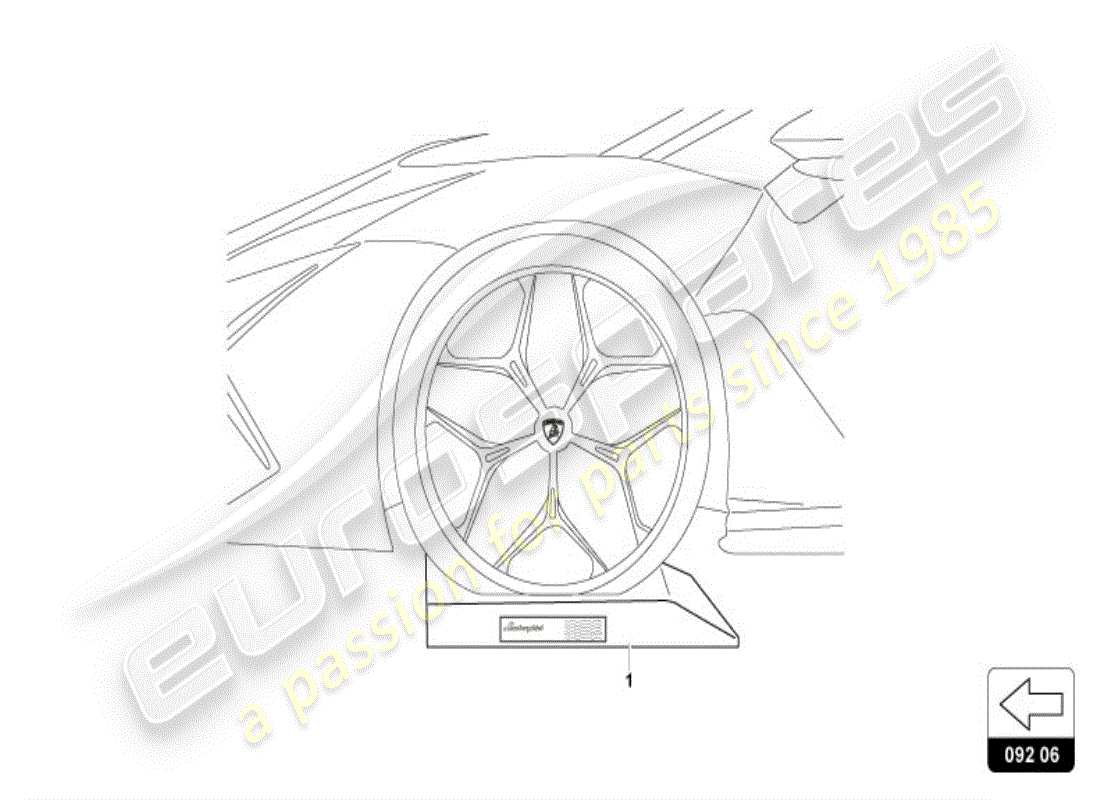 lamborghini accessories (lp610-4 avio) impact cushion part diagram