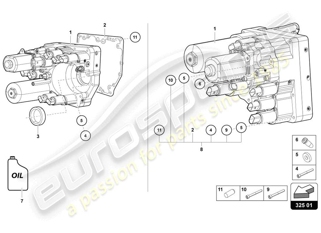 lamborghini lp720-4 coupe 50 (2014) hydraulics control unit parts diagram