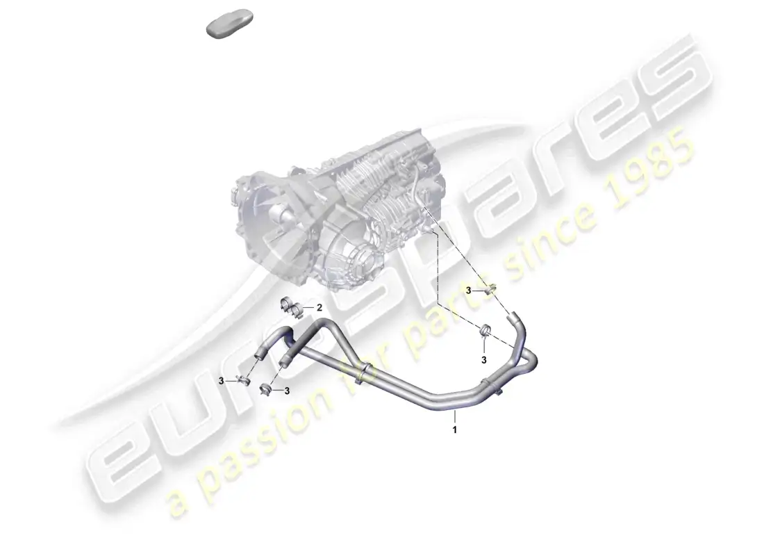 porsche 2021 (992-1 gt3/rs/st) manual gearbox cooling system for gear oil parts diagram