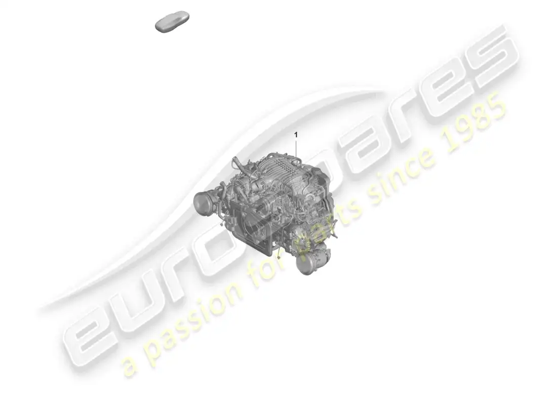 porsche 2024 (992-2 gt3/rs/st) replacement engine but without: petrol particulate filter parts diagram