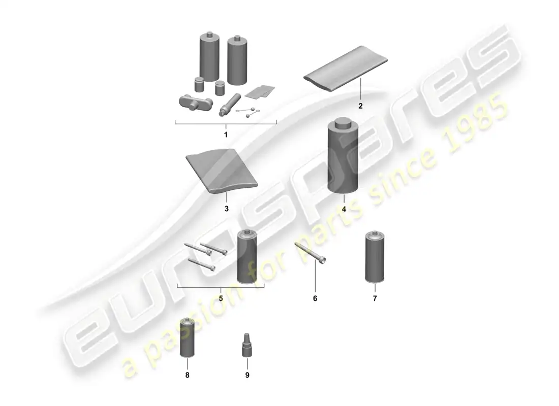 porsche 2025 (taycan 9j1-2) consumables 2 pack body adhesive sealant cavity preservative agent car body part diagram