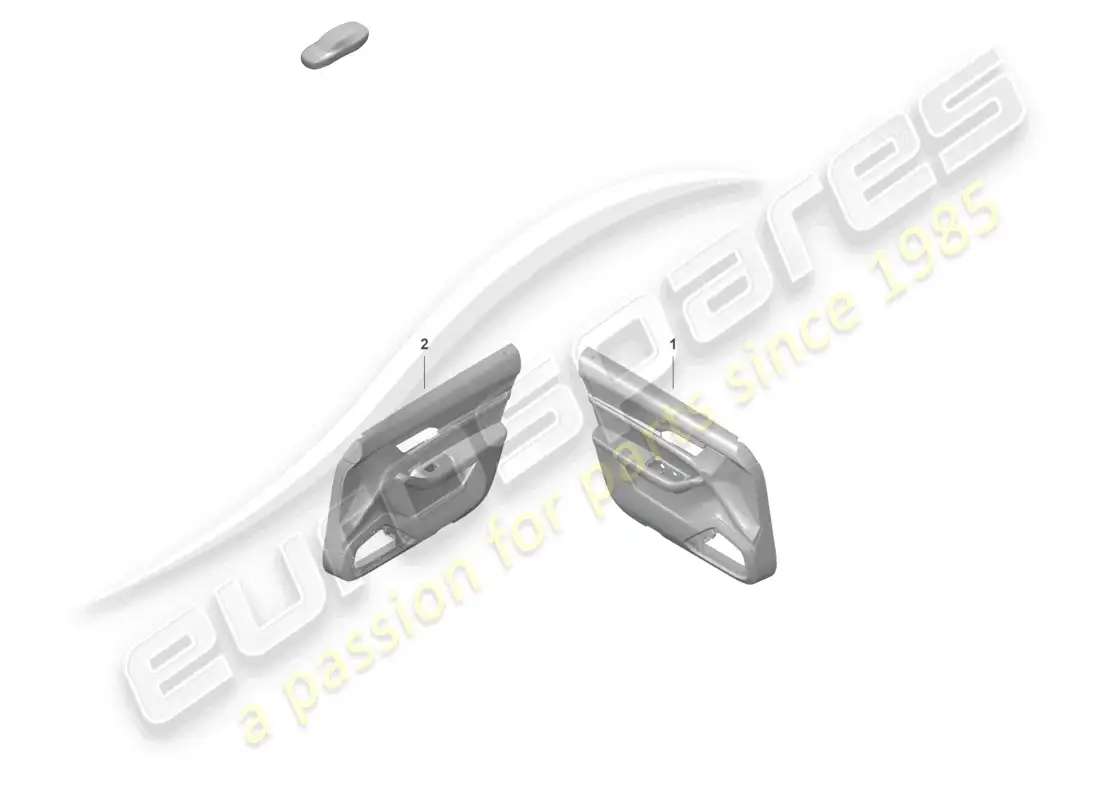 porsche 2025 (taycan 9j1-2) door trim panels front club leather parts diagram