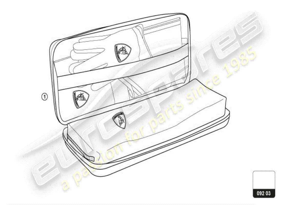 lamborghini urus (accessories) security equipment parts diagram