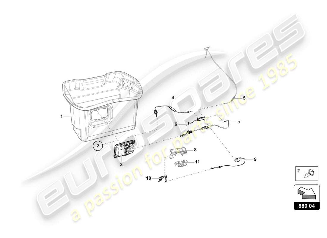 lamborghini 2014 (lp700-4 roadster) chest part diagram