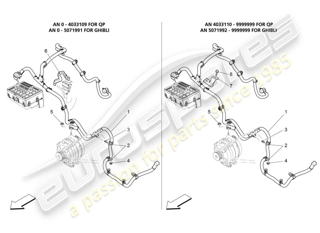 maserati ghibli (2015) main wiring part diagram