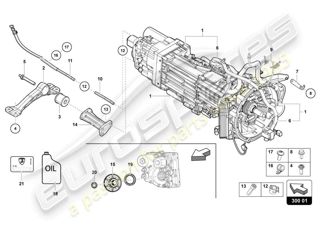 lamborghini 2019 (lp740-4 s coupe) 7 part diagram