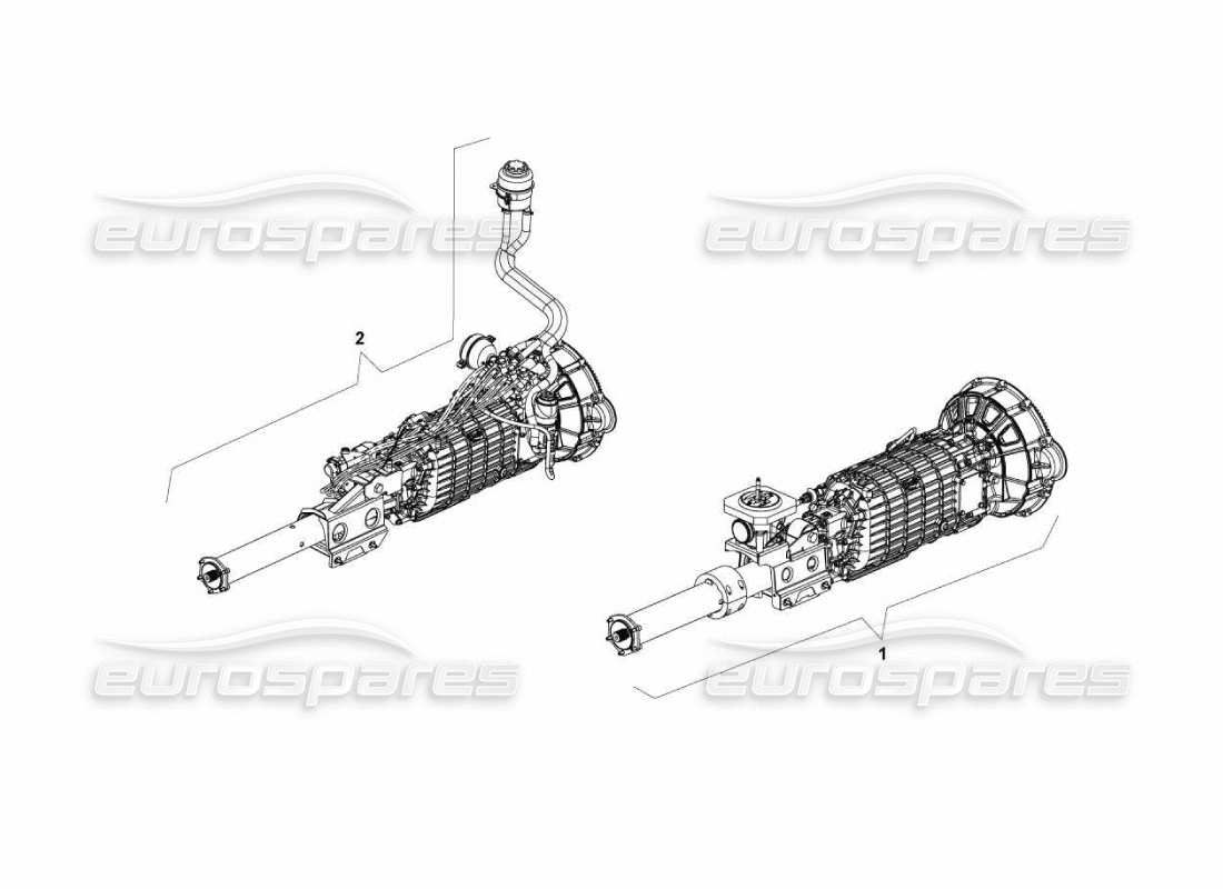 lamborghini murcielago lp670 gearbox assembly part diagram