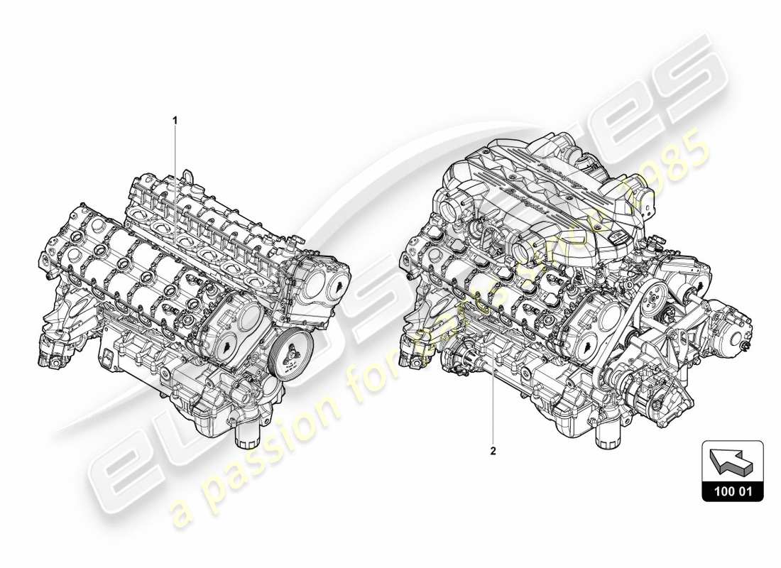 lamborghini centenario roadster (2017) engine part diagram