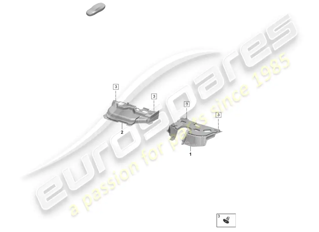porsche 2025 (taycan 9j1-2) noise insulation plate footwell part diagram
