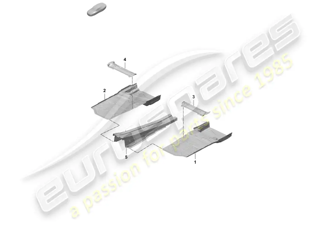 porsche 2025 (taycan 9j1-2) bottom plate front seat support tunnel when ordering, provide vehicle identification number. part diagram