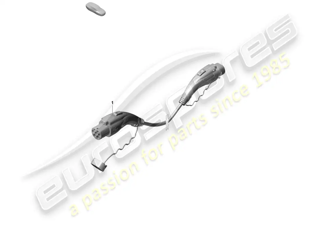 porsche 2025 (taycan 9j1-2) charge cable for public charging station part diagram