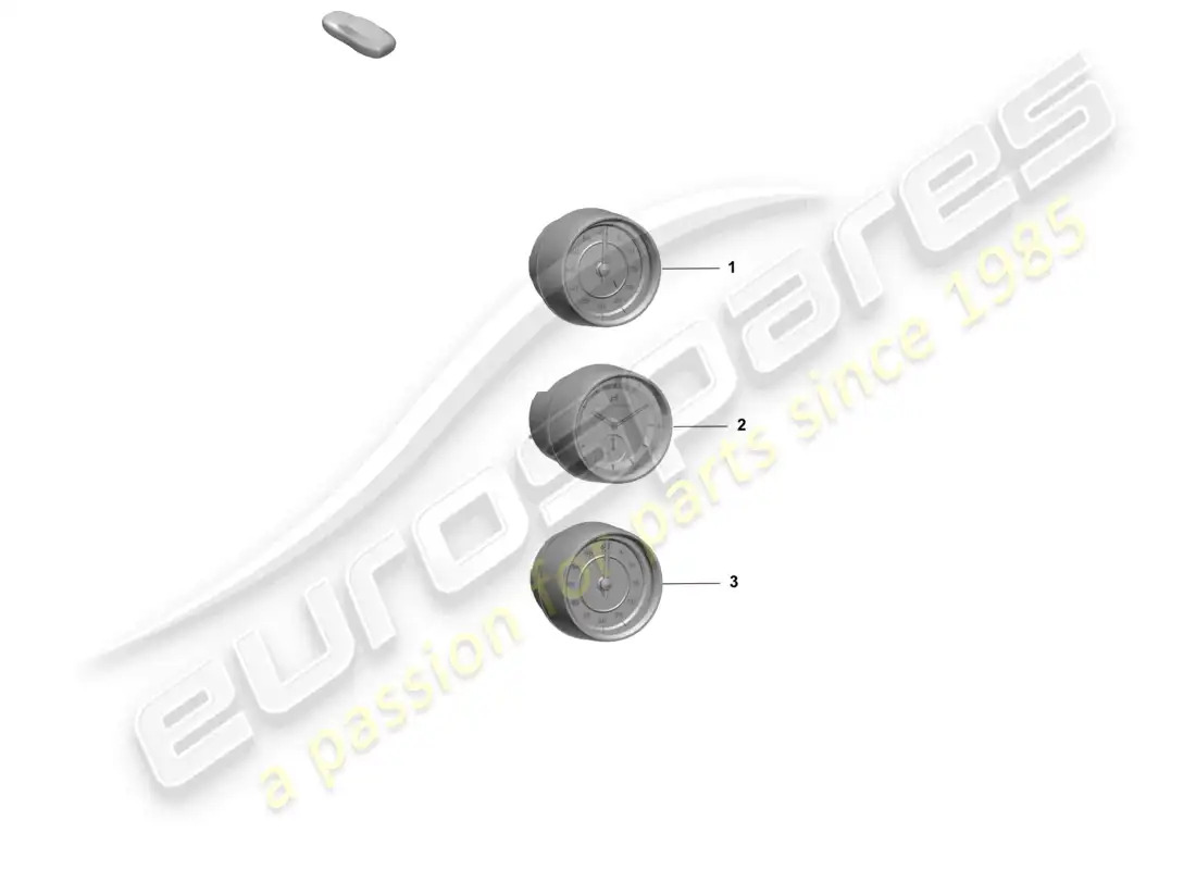 porsche 2025 (taycan 9j1-2) additional instruments part diagram