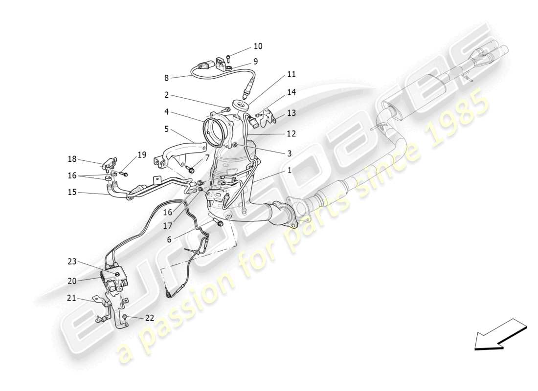 part diagram containing part number 46335923