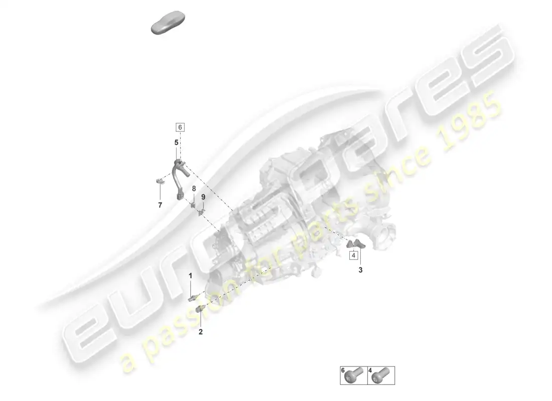 porsche 2021 (992-1 gt3/rs/st) manual gearbox sensors parts diagram