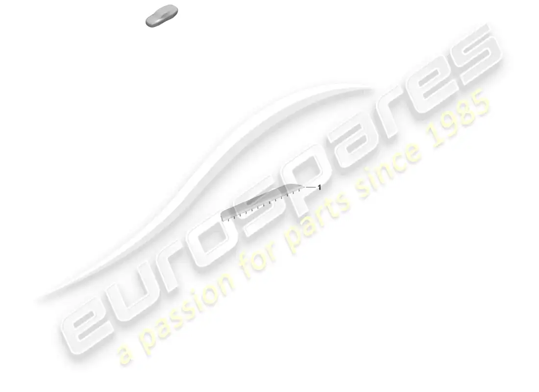 porsche 2025 (taycan 9j1-2) sill trim strip front entry strip, illuminated parts diagram