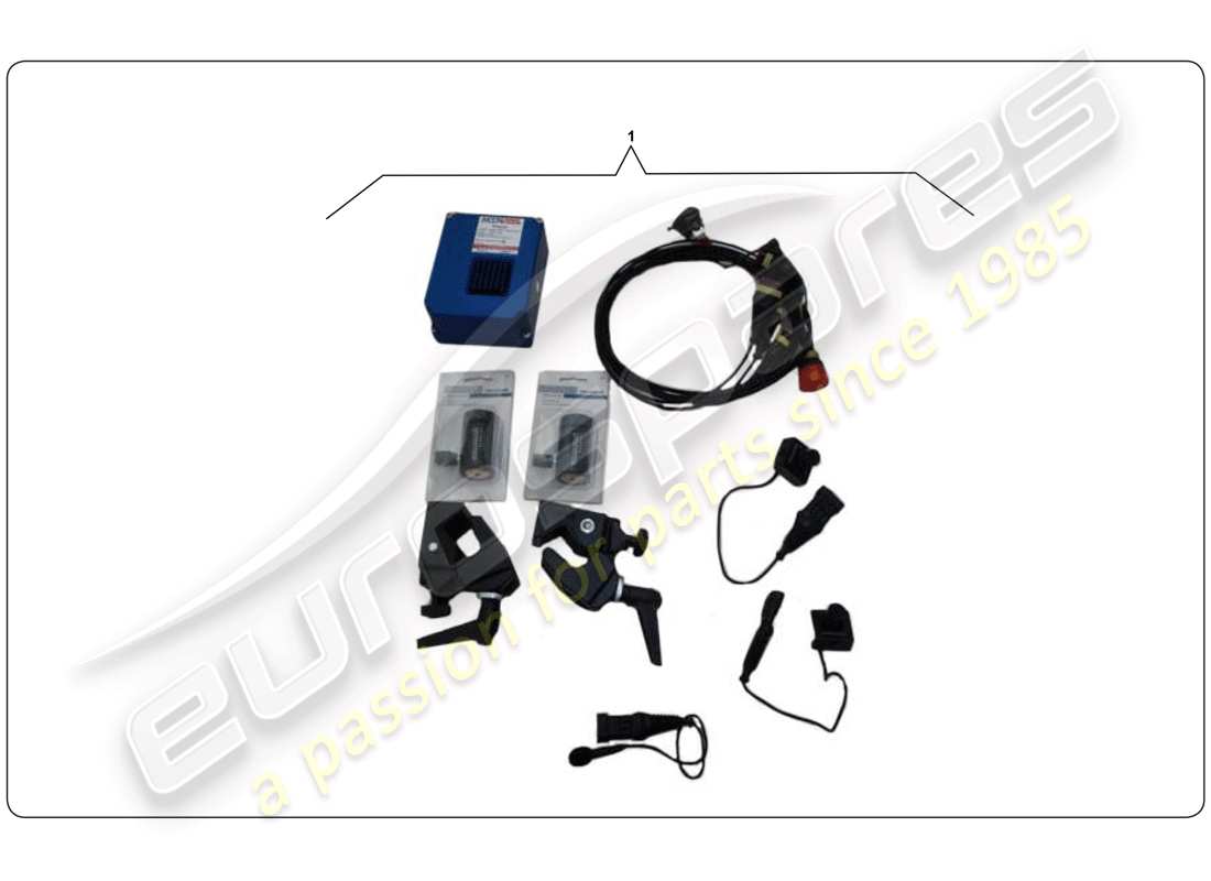 lamborghini super trofeo (2009-2014) data logger visus parts diagram