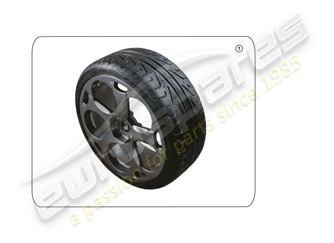 lamborghini huracan lp580-2 spyder (accessories) tyres parts diagram