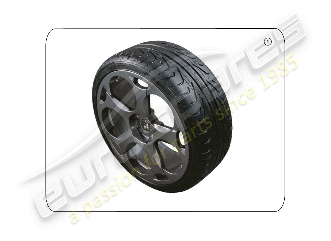 lamborghini accessories (lp610-4 avio) tyres part diagram