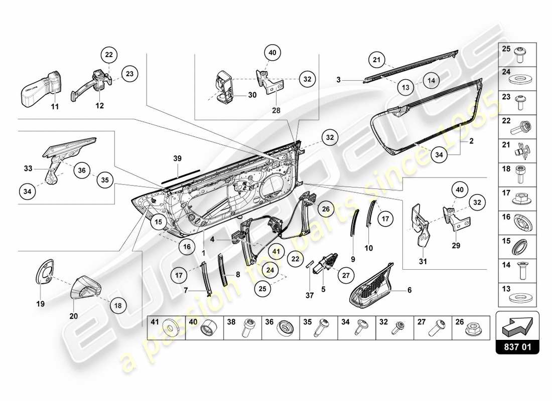 part diagram containing part number 4t0837477b