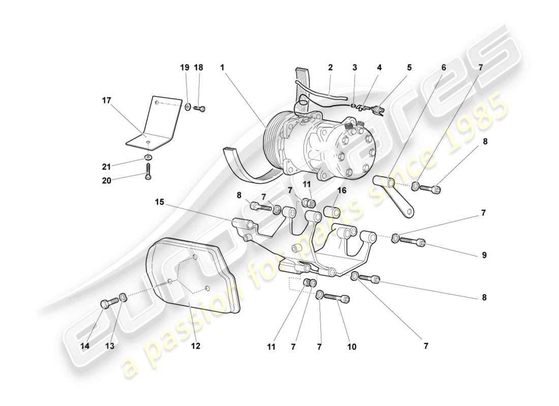 part diagram containing part number 008701032