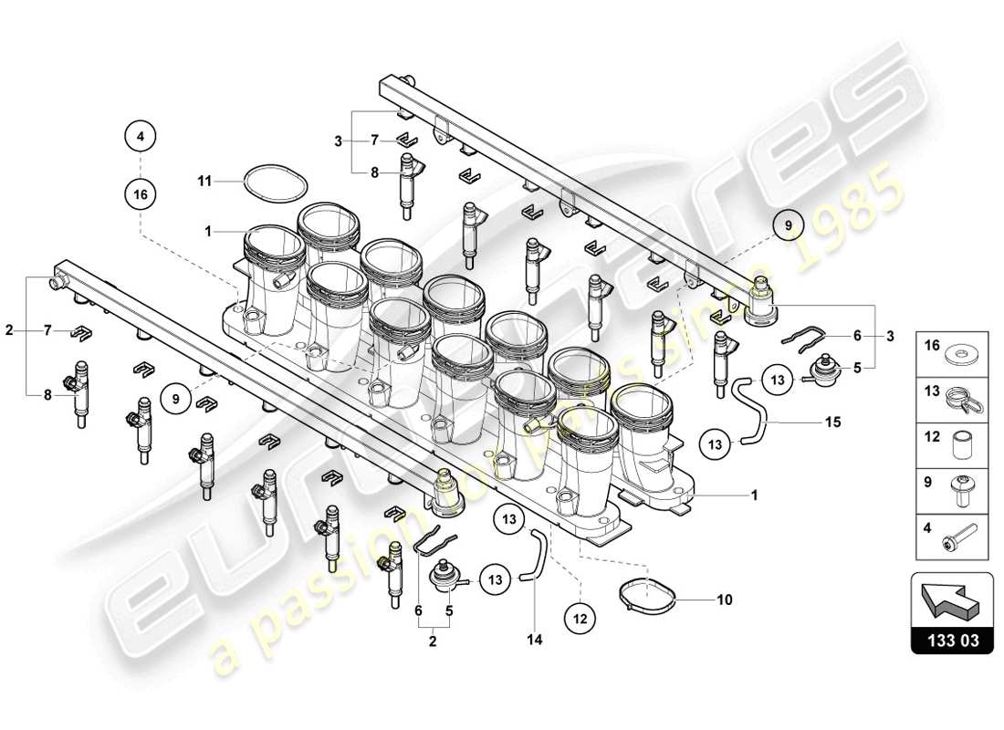 part diagram containing part number 07m133264b