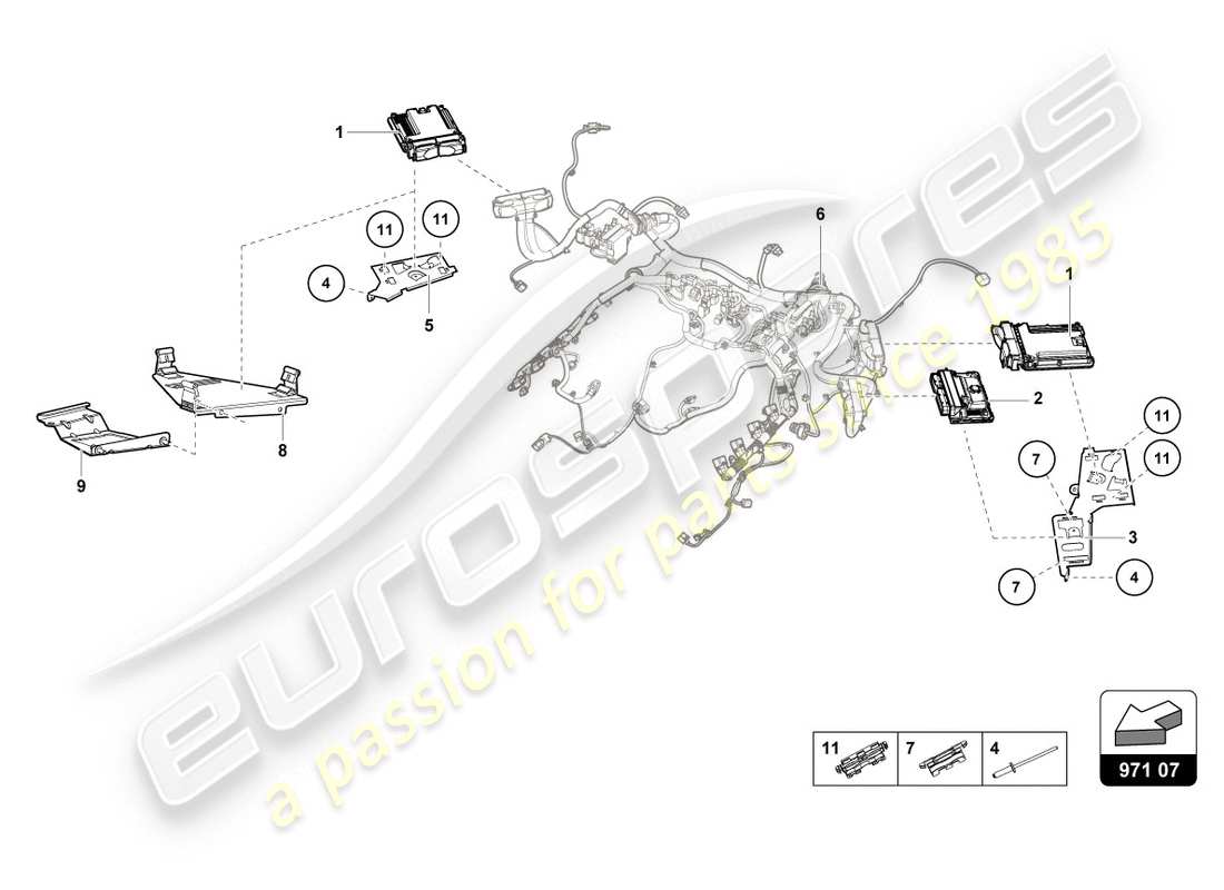 part diagram containing part number 4t7907347a