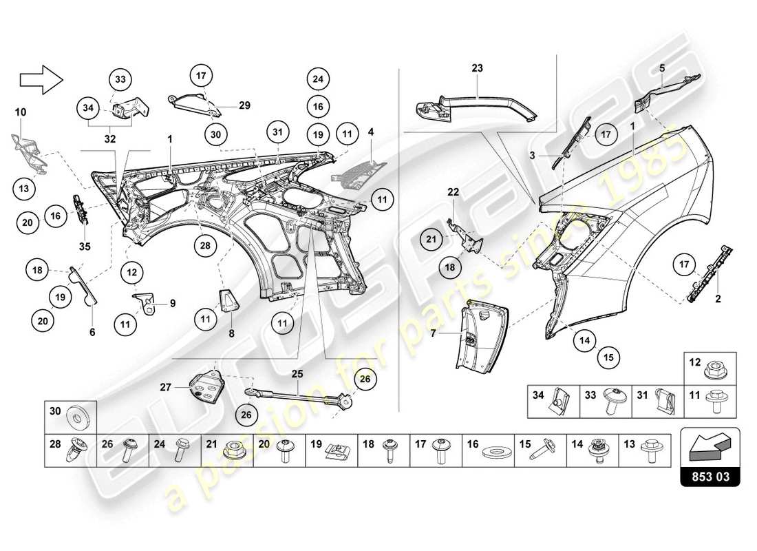 part diagram containing part number n10009209