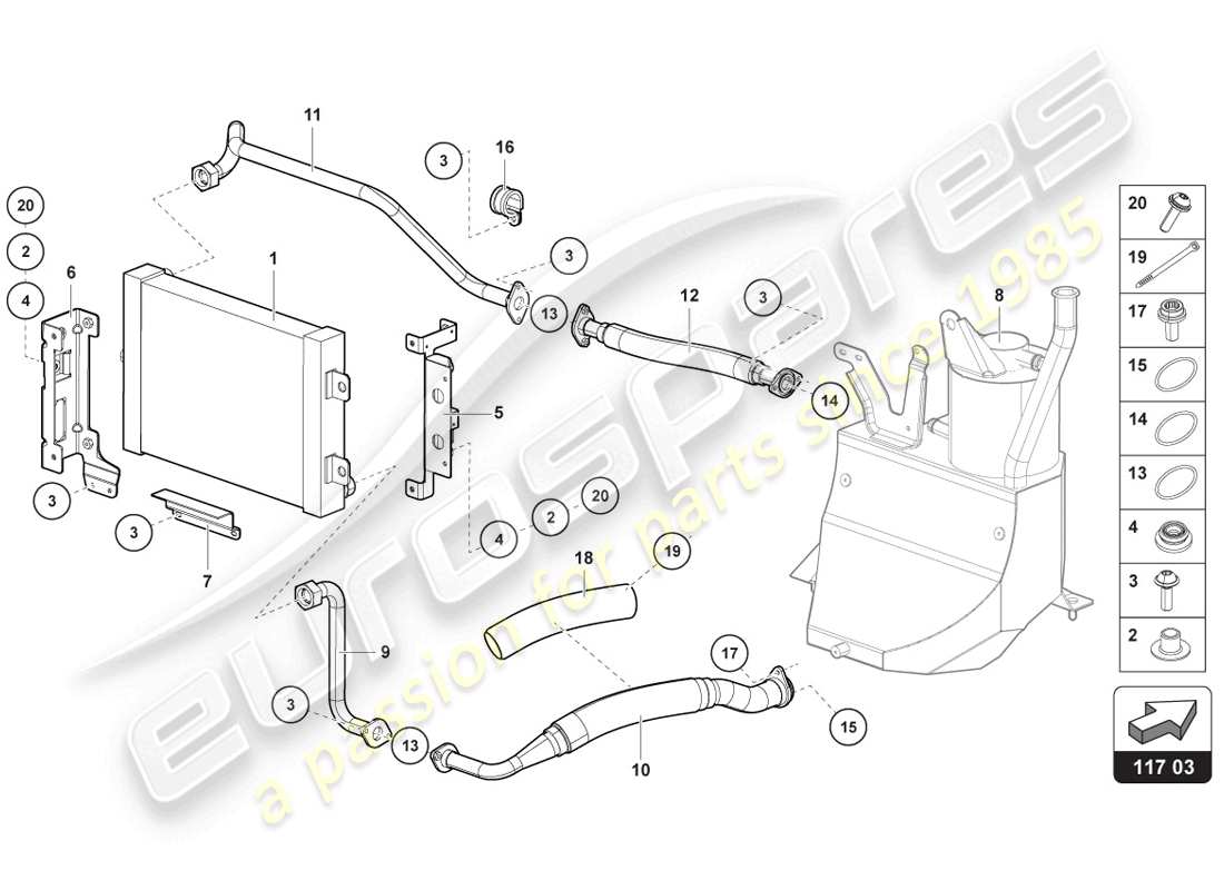 part diagram containing part number n10717001