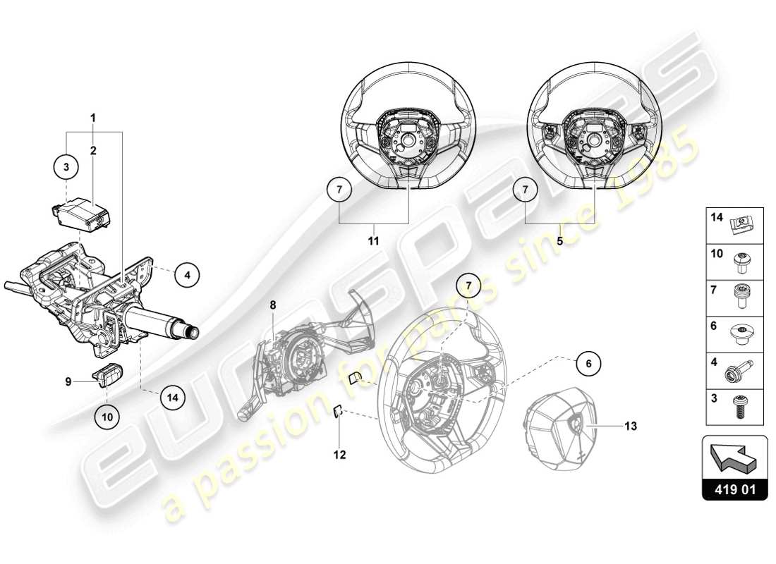 part diagram containing part number 4e0419204b