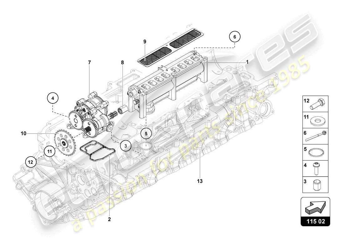 part diagram containing part number wht005613