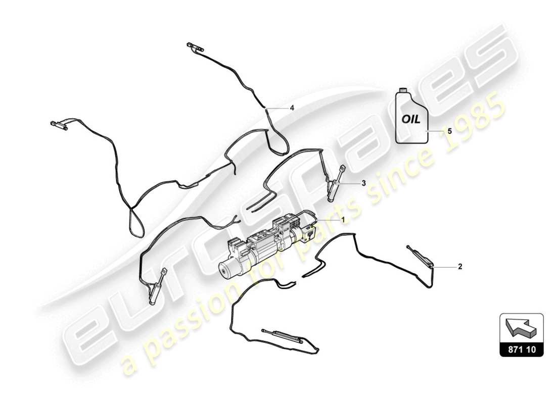VIEW PARTS DIAGRAMS FROM THE LAMBORGHINI HURACAN EVO PARTS CATALOGUE a part diagram from the lamborghini huracan evo parts catalogue