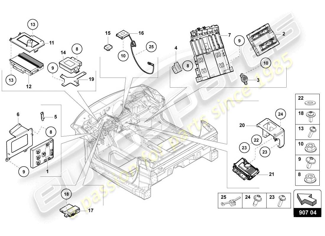 part diagram containing part number 8k0907063be