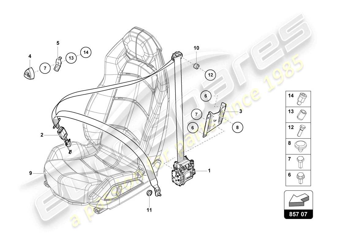 part diagram containing part number n98924901