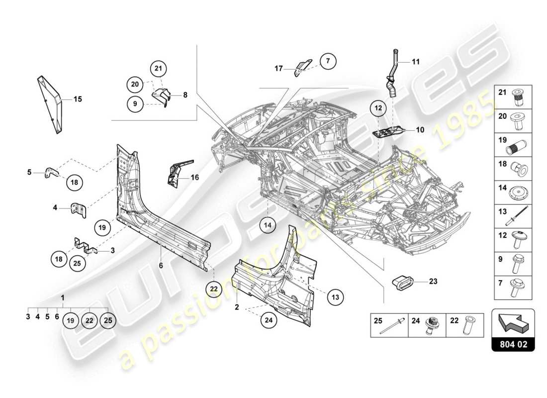 part diagram containing part number 4t0805363b