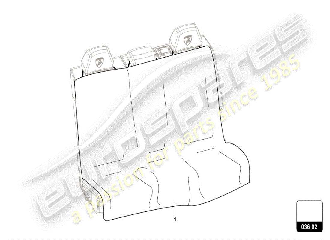 a part diagram from the lamborghini urus (accessories) parts catalogue