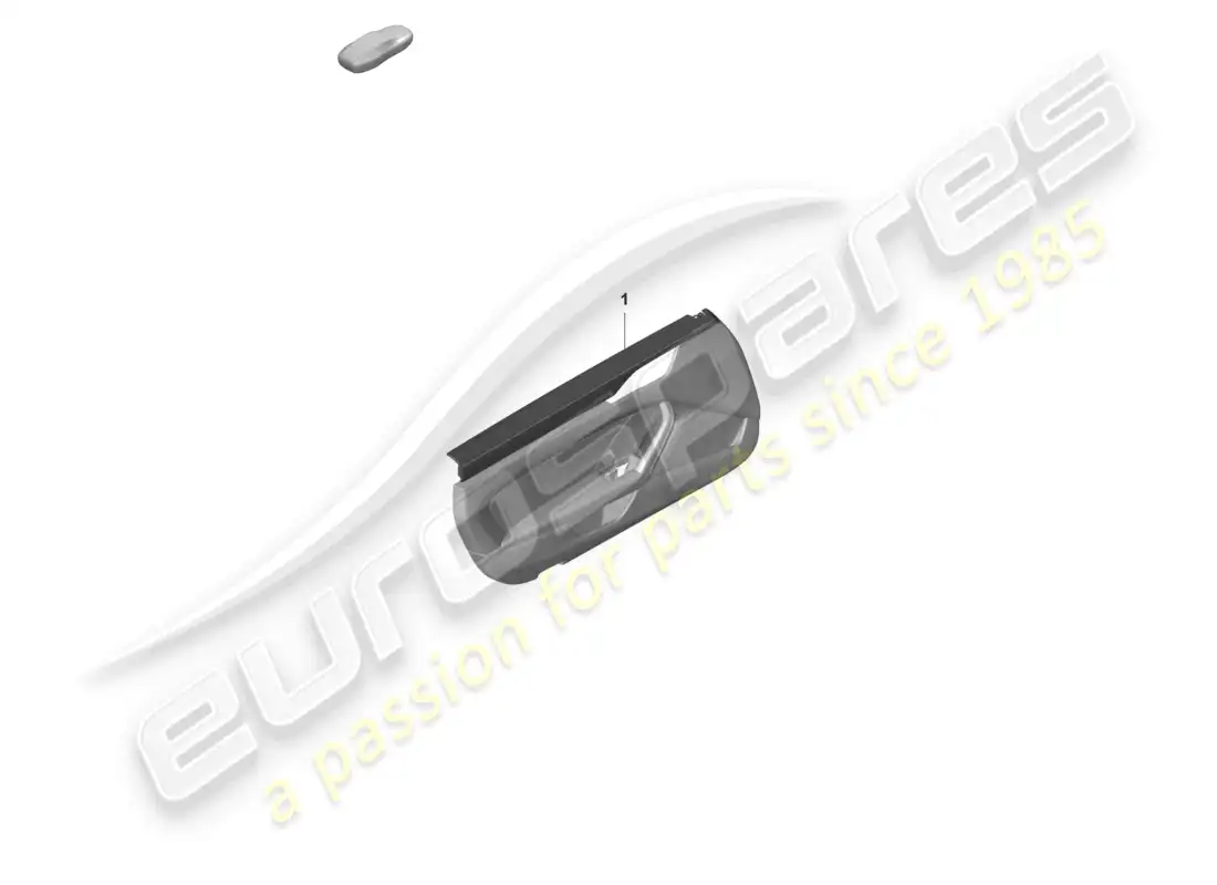 porsche 2024 (992-2 gt3/rs/st) door panel for vehicles with exclusive equipment door panel trim (leather) with coloured stitching touring package part diagram