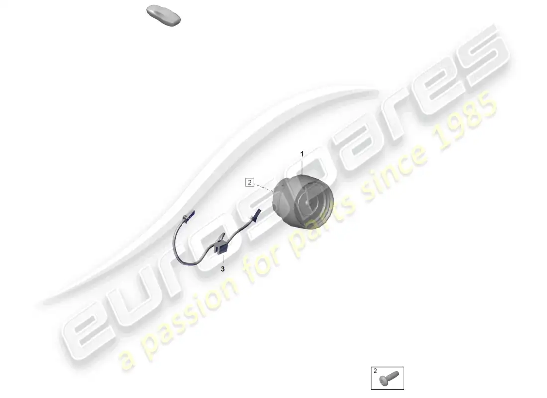 porsche 2023 (992-1 gt3/rs/st) digital clock additional instruments parts diagram