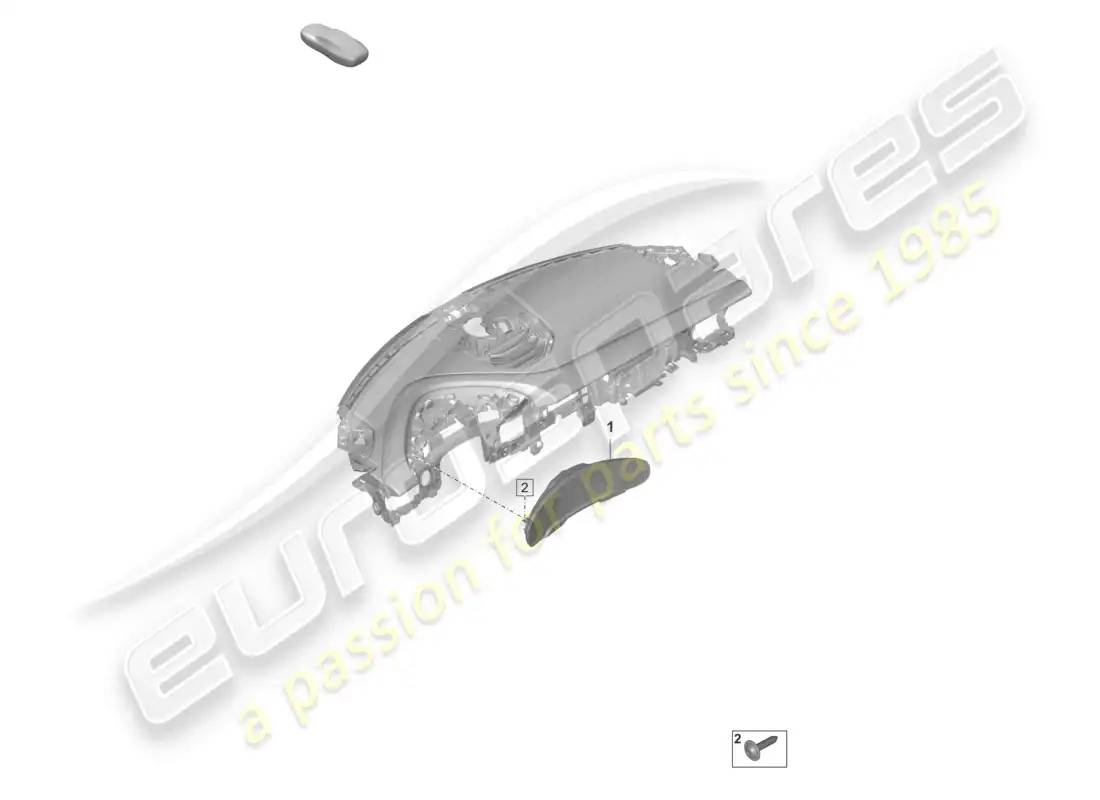 porsche 2021 (taycan 9j1-1) combi-instrument d - mj 2021>>- mj 2021 parts diagram