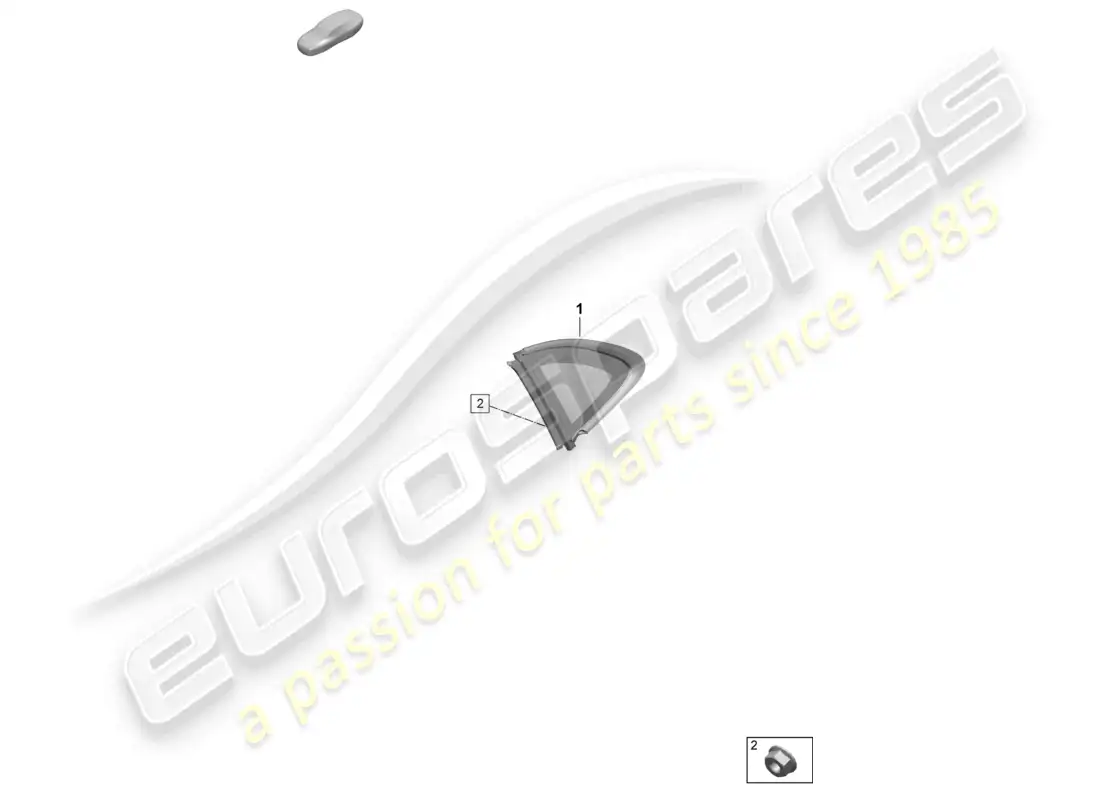 porsche 2026 (taycan 9j1-2) side window cuv parts diagram