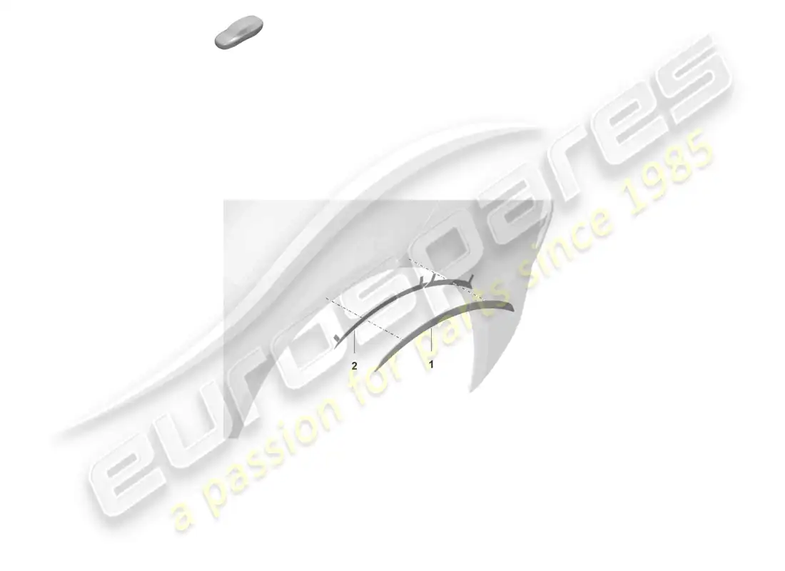 porsche 2021 (992-1 gt3/rs/st) wheel arch cover parts diagram