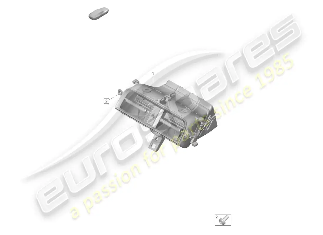 porsche 2021 (taycan 9j1-1) vent parts diagram