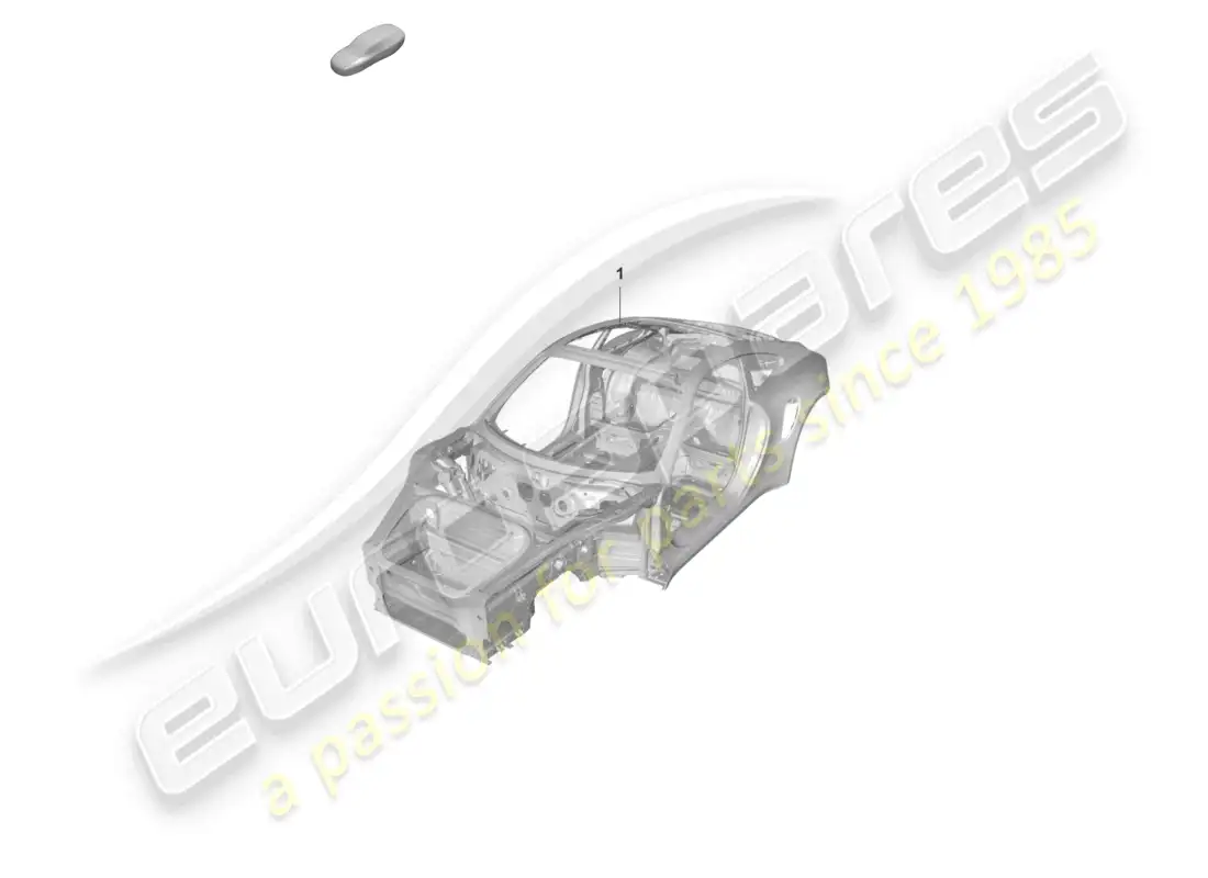 porsche 2022 (992-1 gt3/rs/st) car body gt3rs parts diagram